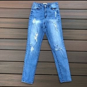 Kancan Distressed Skinny Jeans